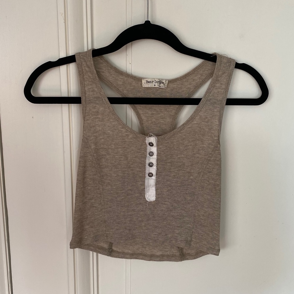 Women's Beige Tank Top